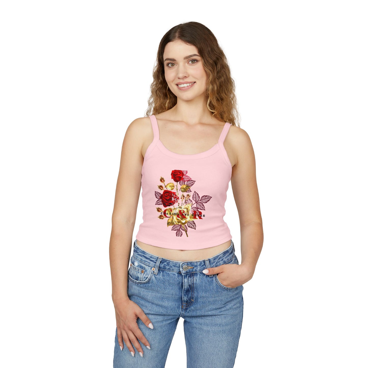 C & R Rose Women's Spaghetti Strap Tank Top