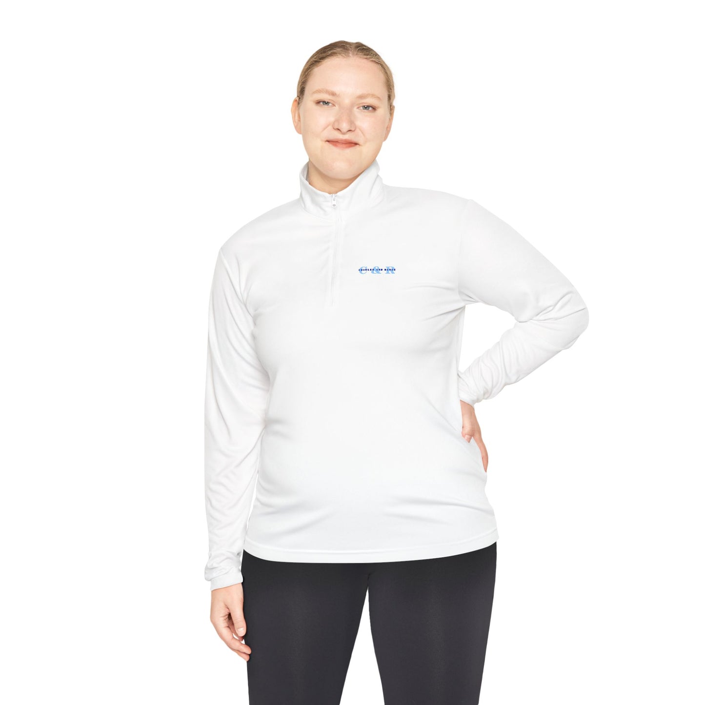 C & R Unisex Quarter-Zip Pullover